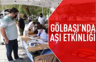 Gölbaşı'nda aşı etkinliği