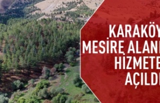 Karakör mesire alanı açıldı