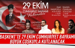 29 Ekim Cumhuriyet Bayramı büyük coşkuyla kutlanacak