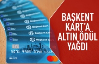 Başkent Kart'a altın ödül