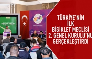 Türkiye'nin ilk bisiklet meclisi 2. genel kurulu'nu...