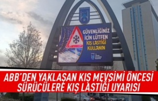 ABB'den araç sahiplerine kış lastiği uyarısı