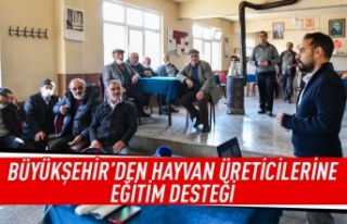 Büyükşehir'den hayvan üreticilerine destek