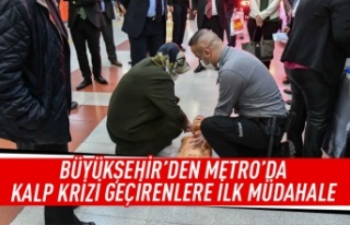 Büyükşehir'den Metro'da kalp krizi geçirenlere...