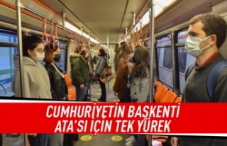 Cumhuriyetin Başkenti Ata'sı için tek yürek