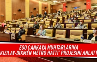 EGO, Çankaya muhtarlarına metro projelerini anlattı