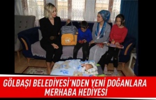 Gölbaşı Belediyesi Bebekleri Unutmadı