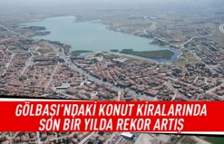 Gölbaşı'nda konut kiralarında rekor artış