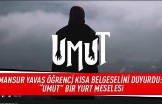 Umut Bir Yurt Meselesi paylaşıldı