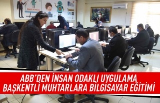 ABB'den muhtarlara bilgisayar eğitimi