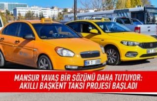 Akıllı Başkent Taksi Projesi başlıyor