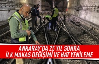 ANKARAY'da yenileme çalışması