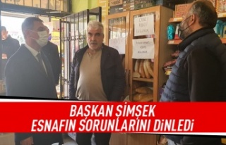 Başkan Ramazan Şimşek’ten Esnafa Ziyaret