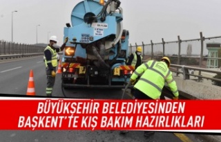 Büyükşehir Belediyesinden kış bakım hazırlıkları