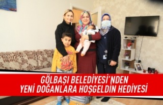 Gölbaşı Belediyesi Bebeklere Desteğe Devam Ediyor