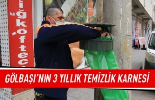 Gölbaşı'nın 3 yıllık temizlik karnesi