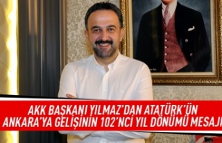 Halil İbrahim Yılmaz'dan Atatürk’ün Ankara'ya...