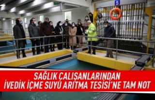 İvedik İçme Suyu Arıtma Tesisi’ne tam not