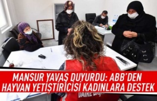 Mansur Yavaş duyurdu: ABB'den hayvan yetiştiricisi...