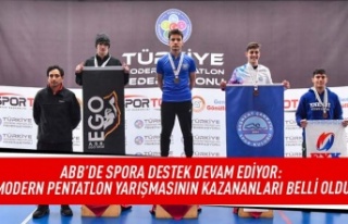 ABB'de spora destek devam ediyor: modern pentatlon...