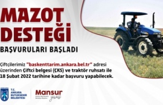 ABB'den Başkentli çiftçilere mazot desteği...