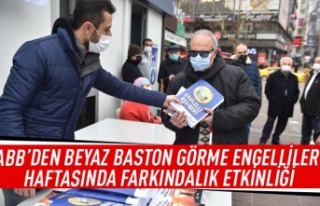 ABB'den Beyaz Baston Görme Engelliler haftasında...