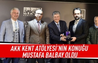 AKK Kent Atölyesi'nin konuğu Mustafa Balbay...