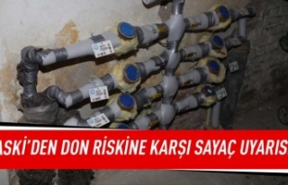 ASKİ'den don riskine karşı sayaç uyarısı