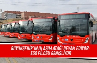 Büyükşehir'in ulaşım atağı devam ediyor:EGO...