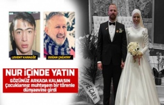 Karagöz ve Çağatay ailelerinin mutlu günü