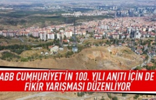 ABB Cumhuriyet'in 100. yılı anıtı için de...