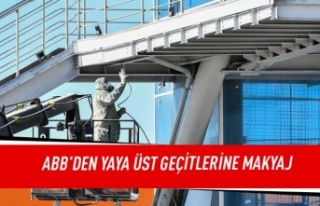 ABB'den yaya üst geçitlerine makyaj