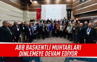 ABB muhtarlarla buluşmaya devam ediyor