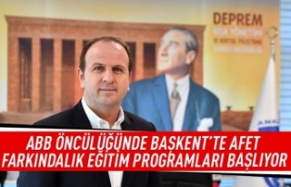 ABB öncülüğünde Başkent'te afet farkındalık...