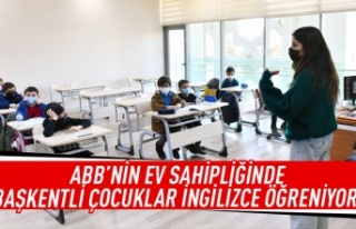 Başkentli çocuklar ingilizce öğreniyor