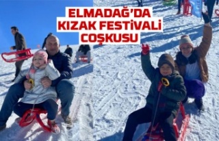 Elmadağ'da Kızak Festivali coşkusu