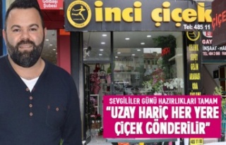 İnci Çiçekçilik Sevgililer Günü hazırlıklarını...