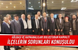 Gölbaşı Haymana Derneği'nin kahvaltısında...