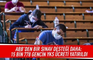 ABB'den bir sınav desteği daha: 15 bin 778...