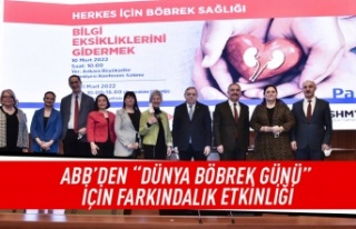 ABB'den "Dünya Böbrek Günü" için...