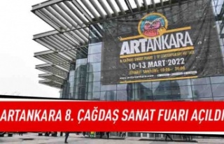 ARTANKARA 8. Çağdaş Sanat fuarı açıldı