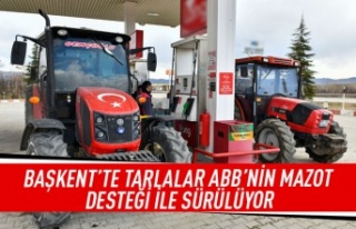 Başkent'te tarlalar ABB'nin mazot desteği...