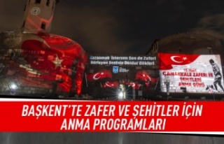 Başkent'te zafer ve şehitler için anma programı