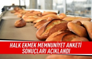 Halk ekmek memnuniyet anketi sonuçları açıklandı