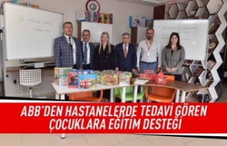 ABB'den hastanelerde tedavi gören çocuklara...