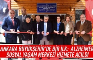 Ankara Büyükşehir'de bir ilk: ALZHEİMER Sosyal...