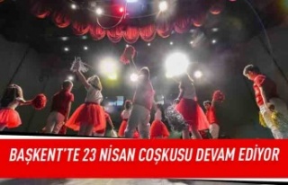 Başkent'te 23 Nisan coşkusu devam ediyor