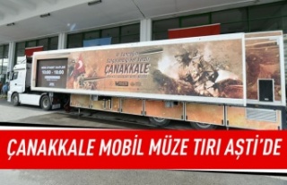 Çanakkale mobil müze tırı AŞTİ'de