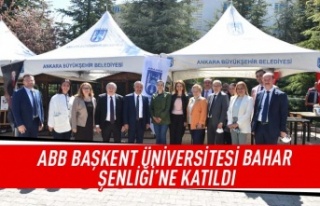 ABB Başkent Üniversitesi şenliği'ne katıldı