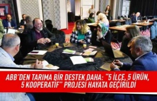 ABB'den tarıma destek daha: " 5 ilçe,5...